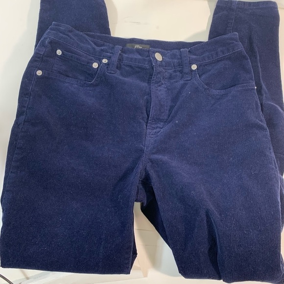 J Crew Blue Corduroy Pants - Picture 3 of 6